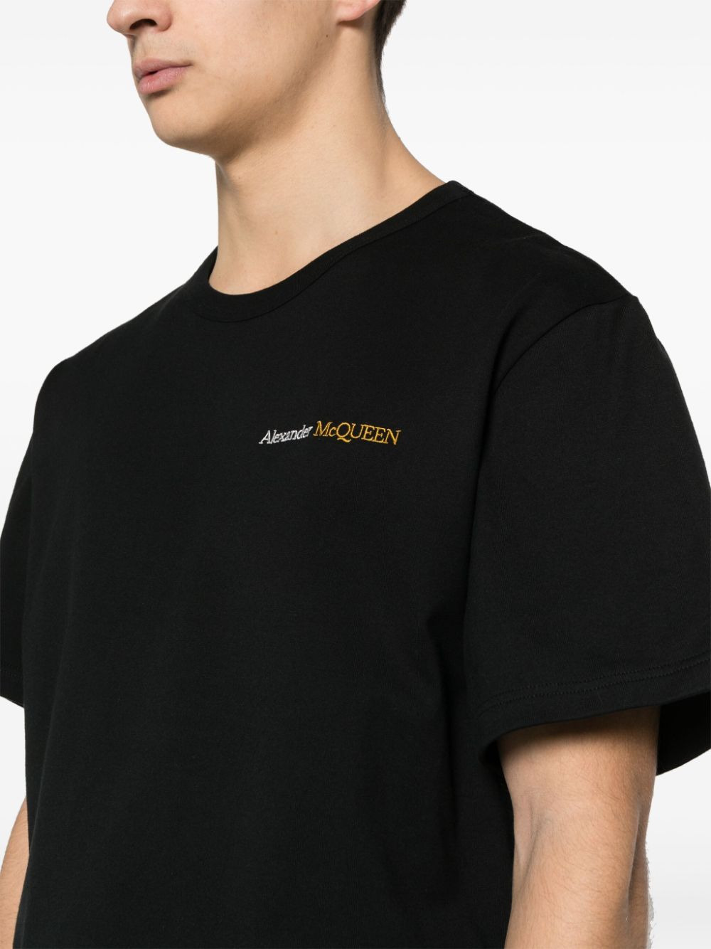 Alexander Mcqueen Men Logo T-Shirt - 3