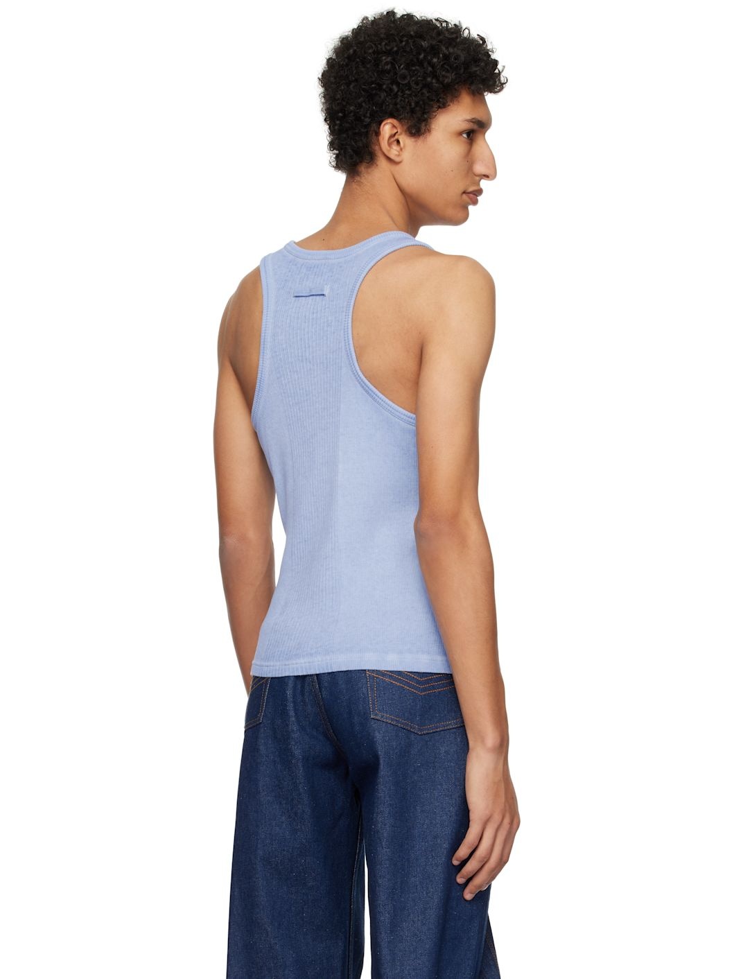 Blue 'The Straps' Tank Top - 3