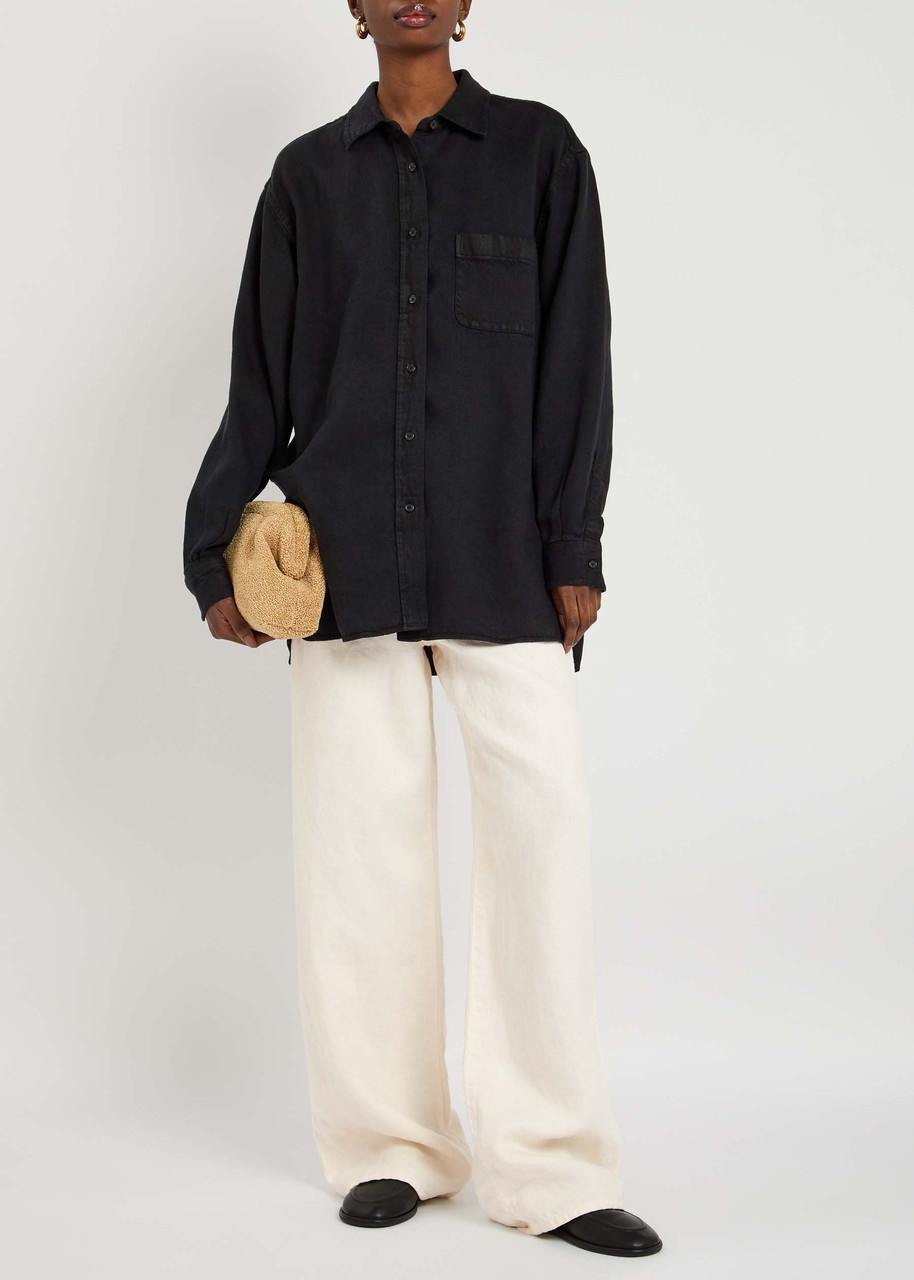 The Row Eglitta Straight-leg Linen Jeans - 4