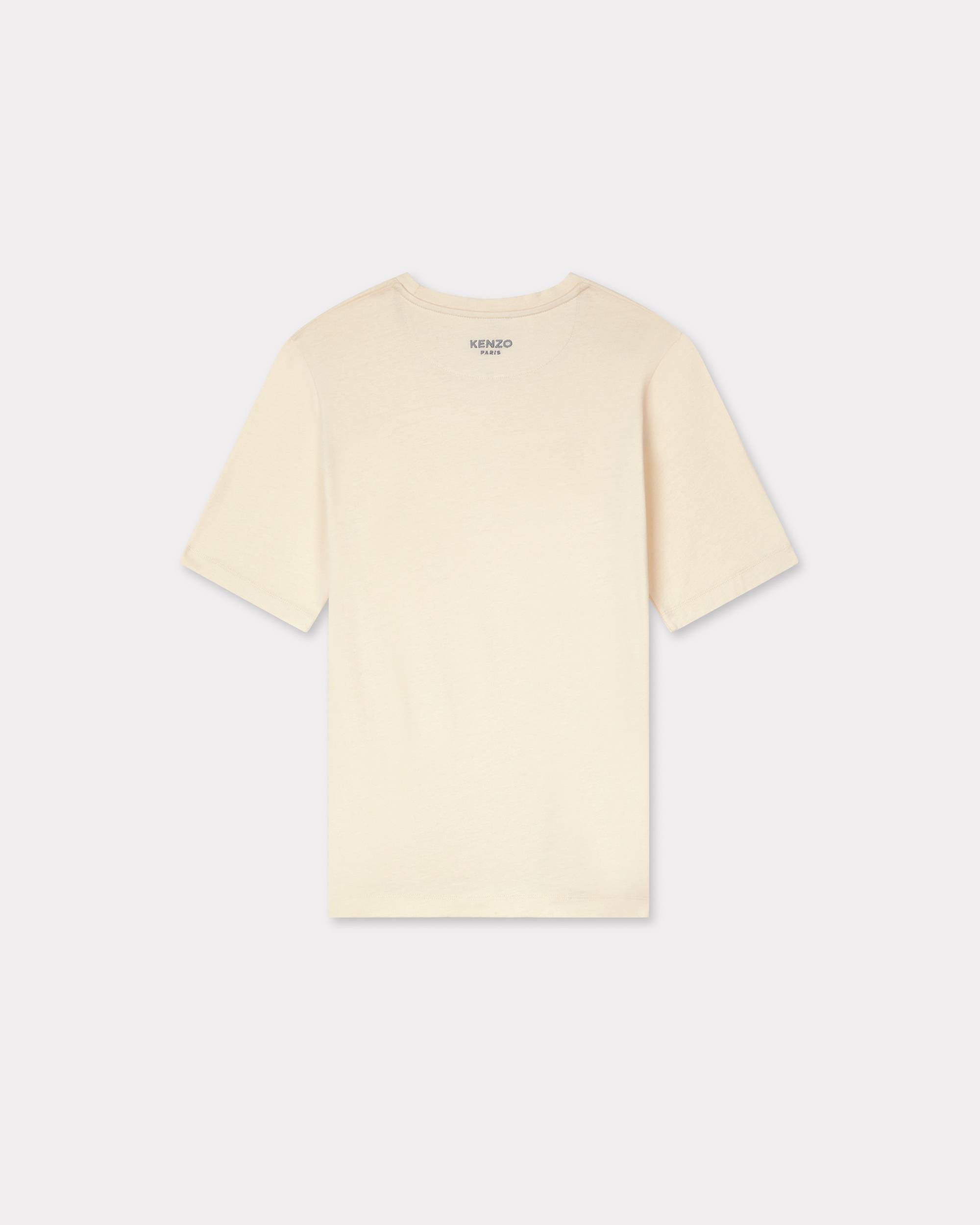 'Boke Flower' pin drap detail T-shirt in cotton - 2