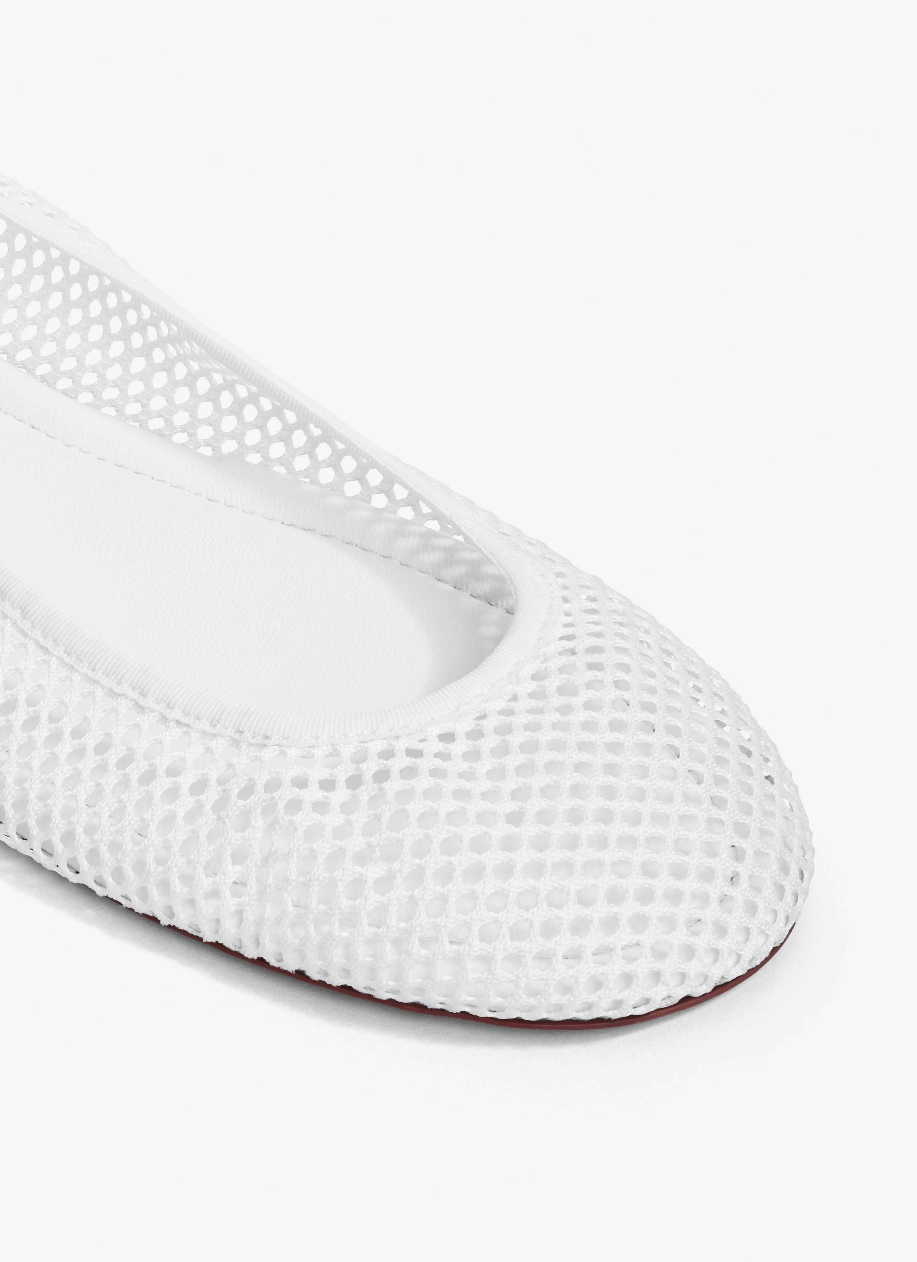 LOW VAMP BALLET FLATS IN FISHNET - 4