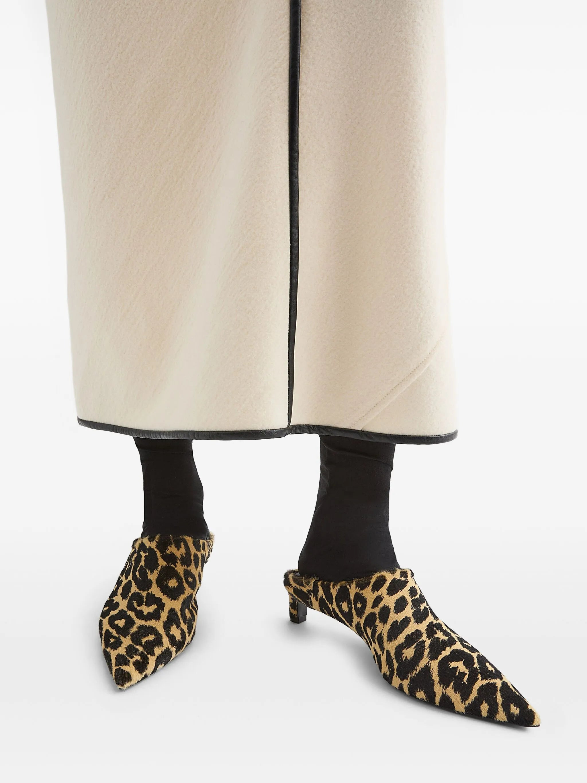 leopard-print mules - 5