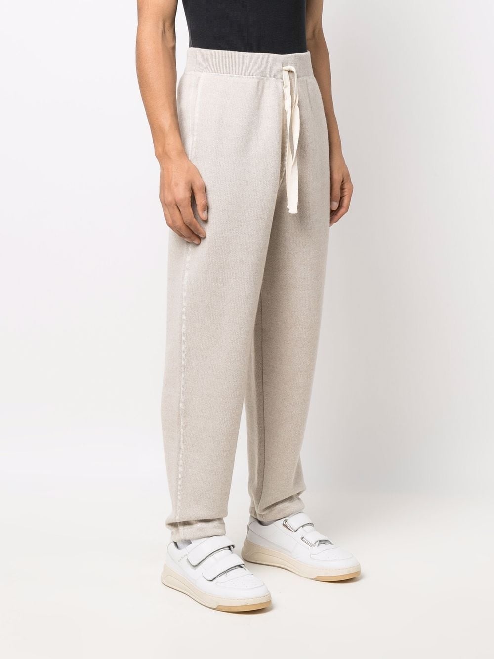 drawstring cashmere joggers - 3