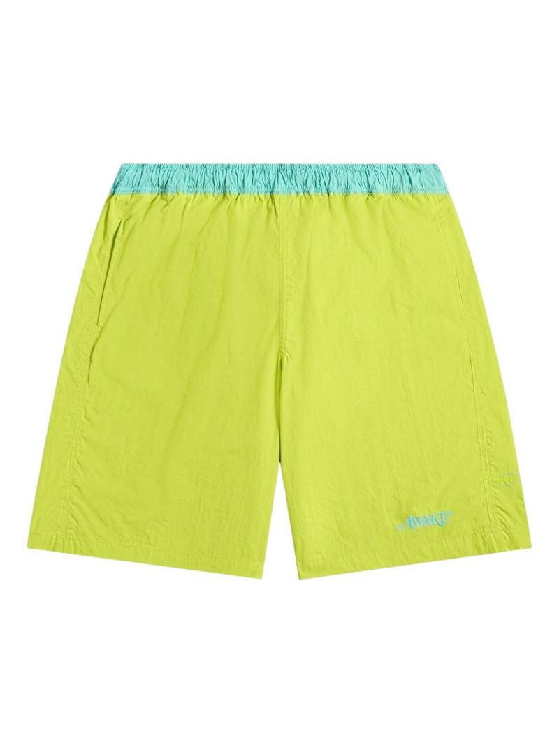 colour-block swim shorts 1