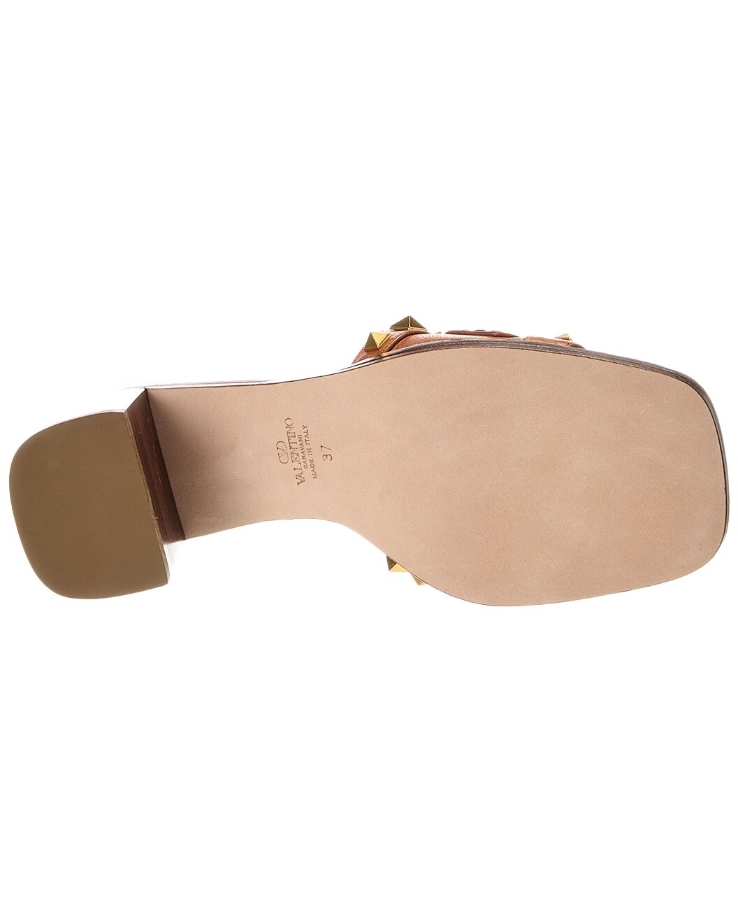 Valentino VLogo Rockstud 60 Leather Sandal - 4