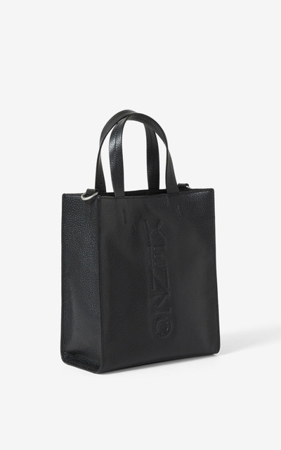 KENZO KENZO Imprint small grained leather tote bag outlook