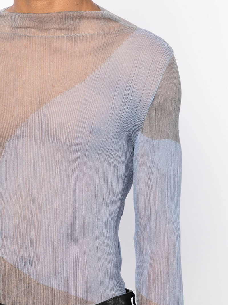 Watercolor long-sleeve top 6