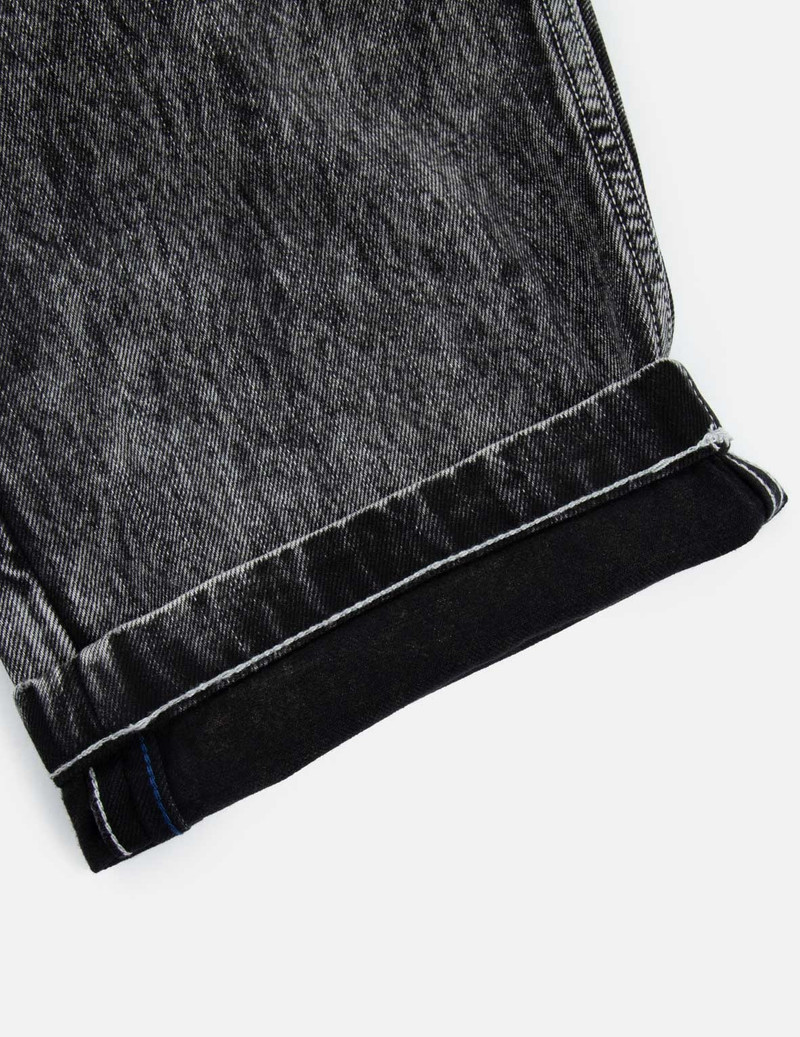 SEAGULL PRINT LOOSE FIT STRAIGHT-LEG DENIM JEANS 10