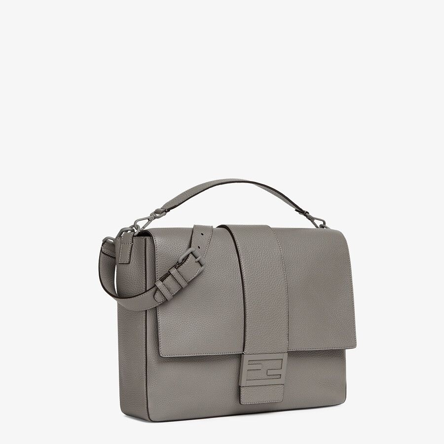 Light gray leather bag - 2