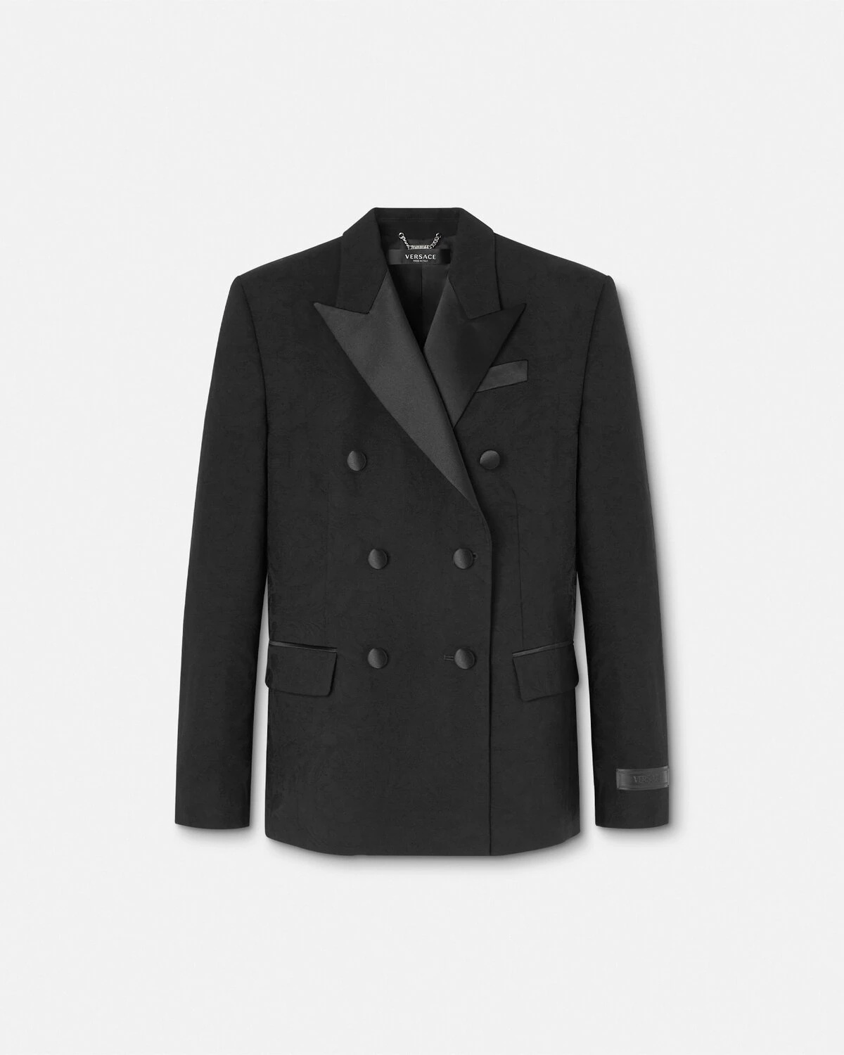 Barocco Jacquard Slim Masculine Blazer - 1