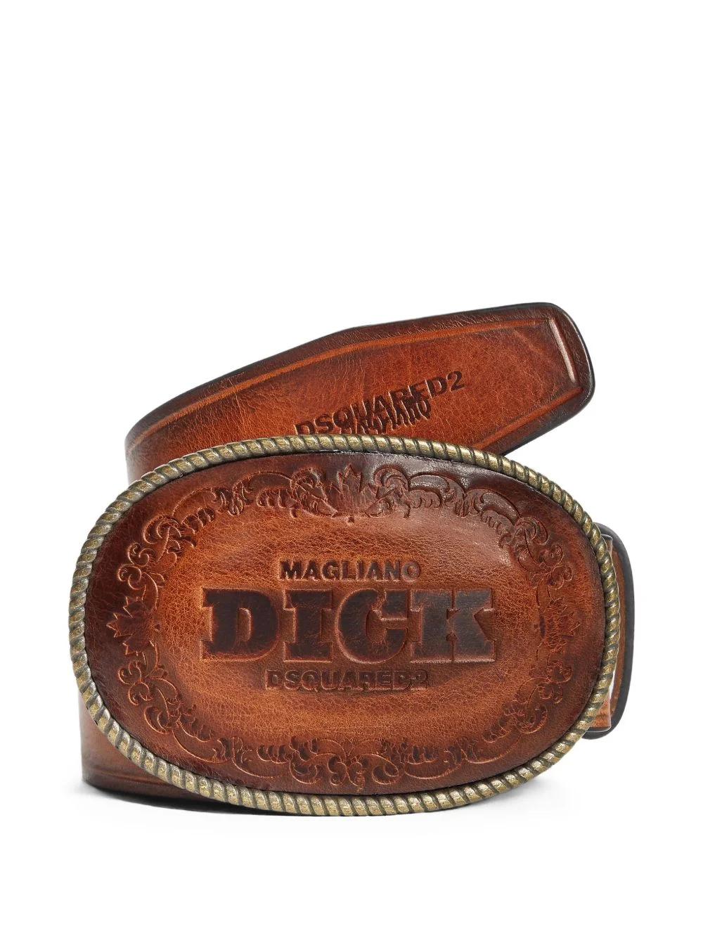 x Magliano embossed buckle belt - 1