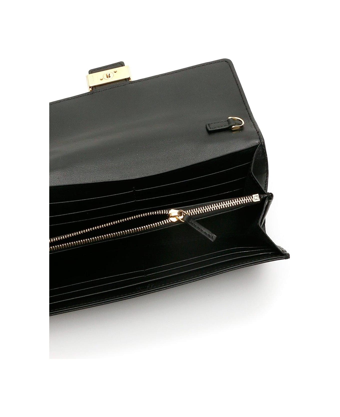 Ff Motif Baguette Continental Chain-linked Wallet - 3