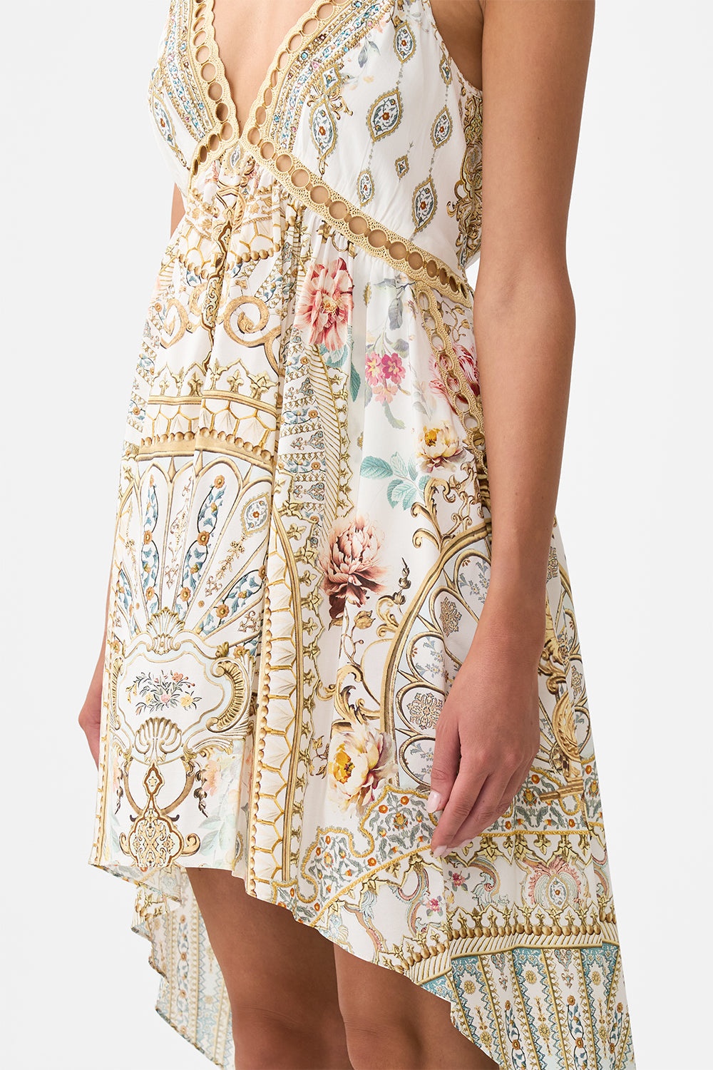 STRAPPY HIGH LOW DRESS WITH POCKETS - 6