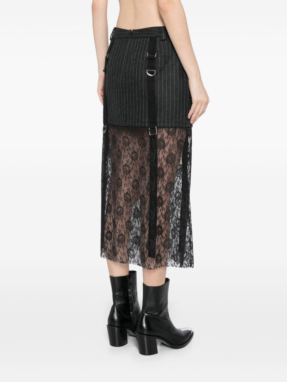 Andersson Bell parachute gear wool skirt | REVERSIBLE