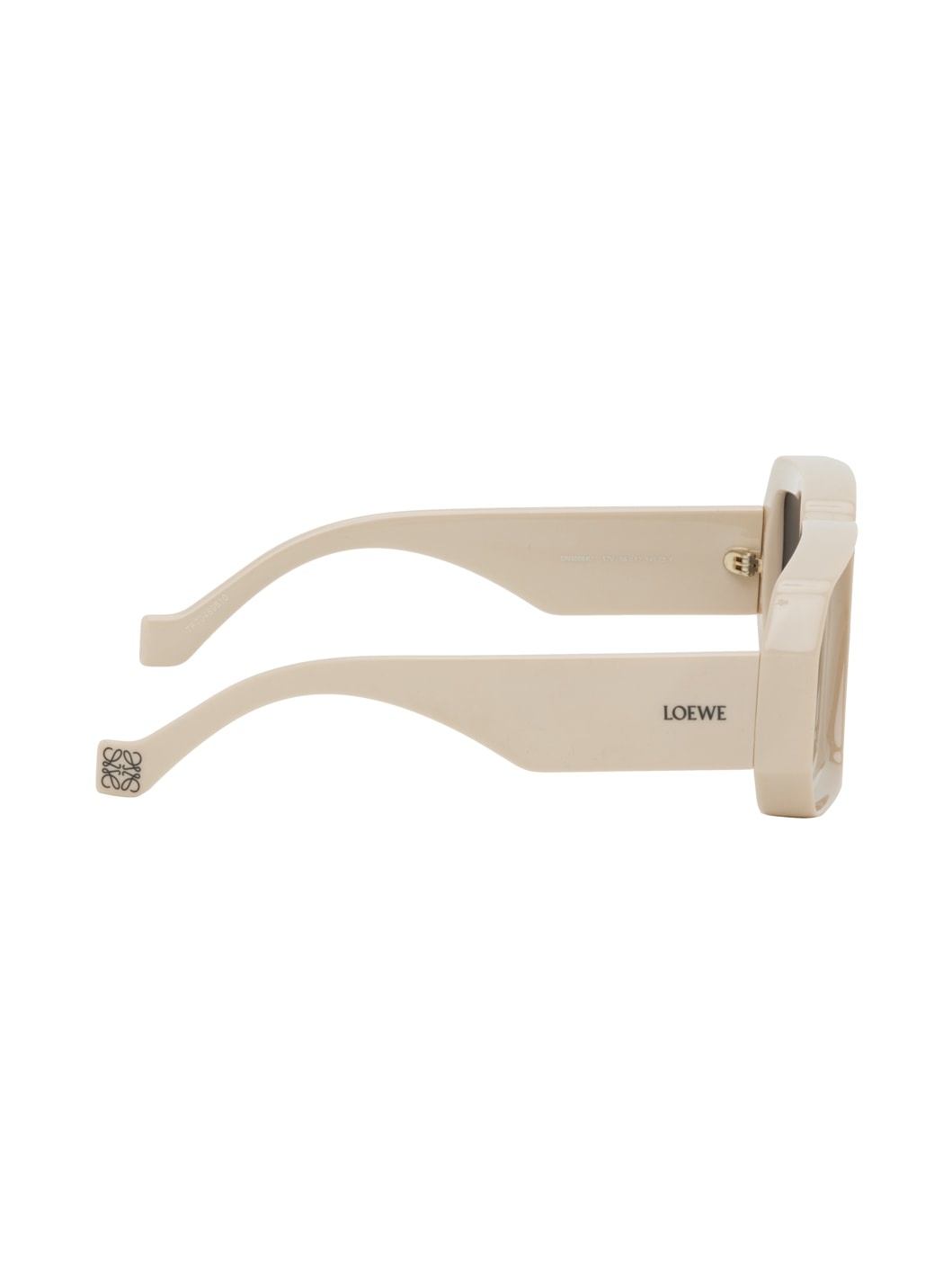 Paula's Ibiza Oversized Square-Frame Acetate Sunglasses ivory - 2