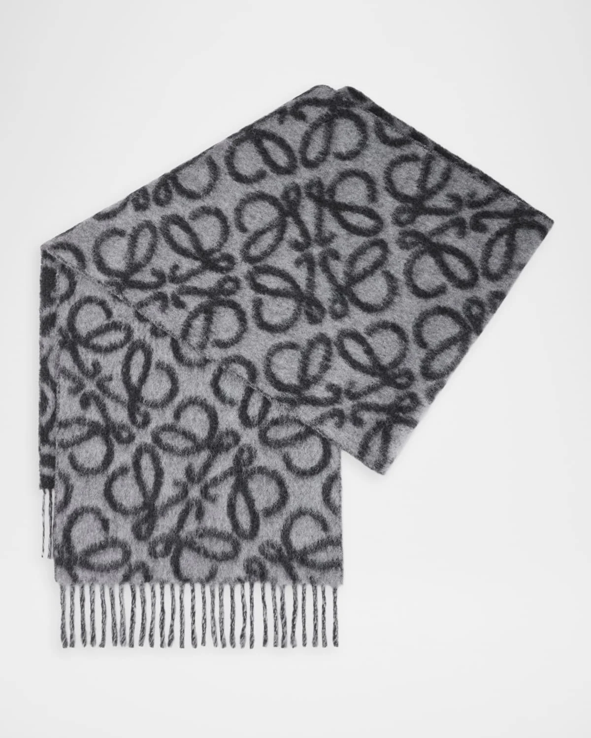 Wool and Cashmere Anagram Scarf - 1