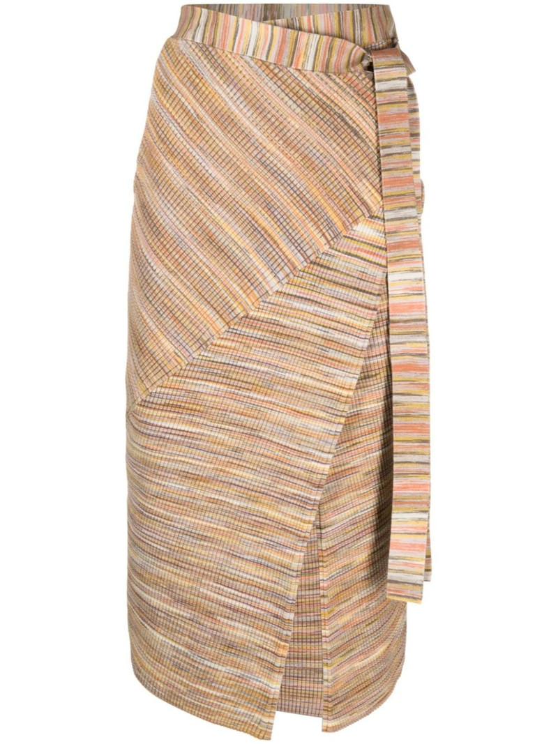 Paris space-dye knitted skirt 1