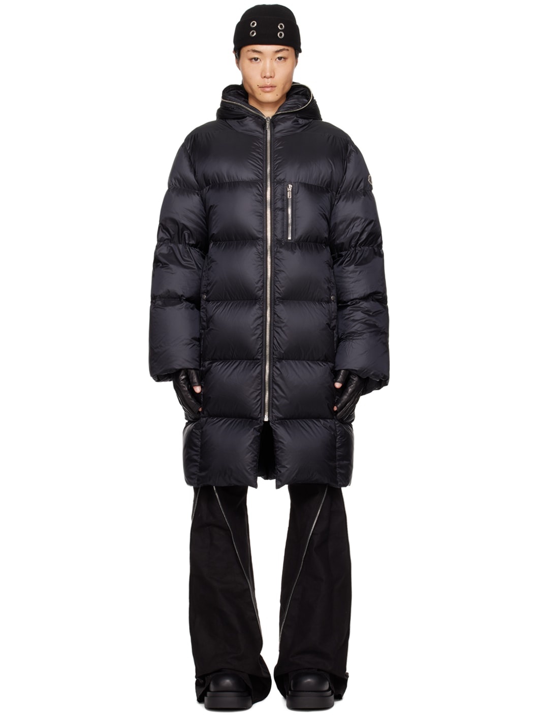 Black Moncler Edition Down Coat - 1