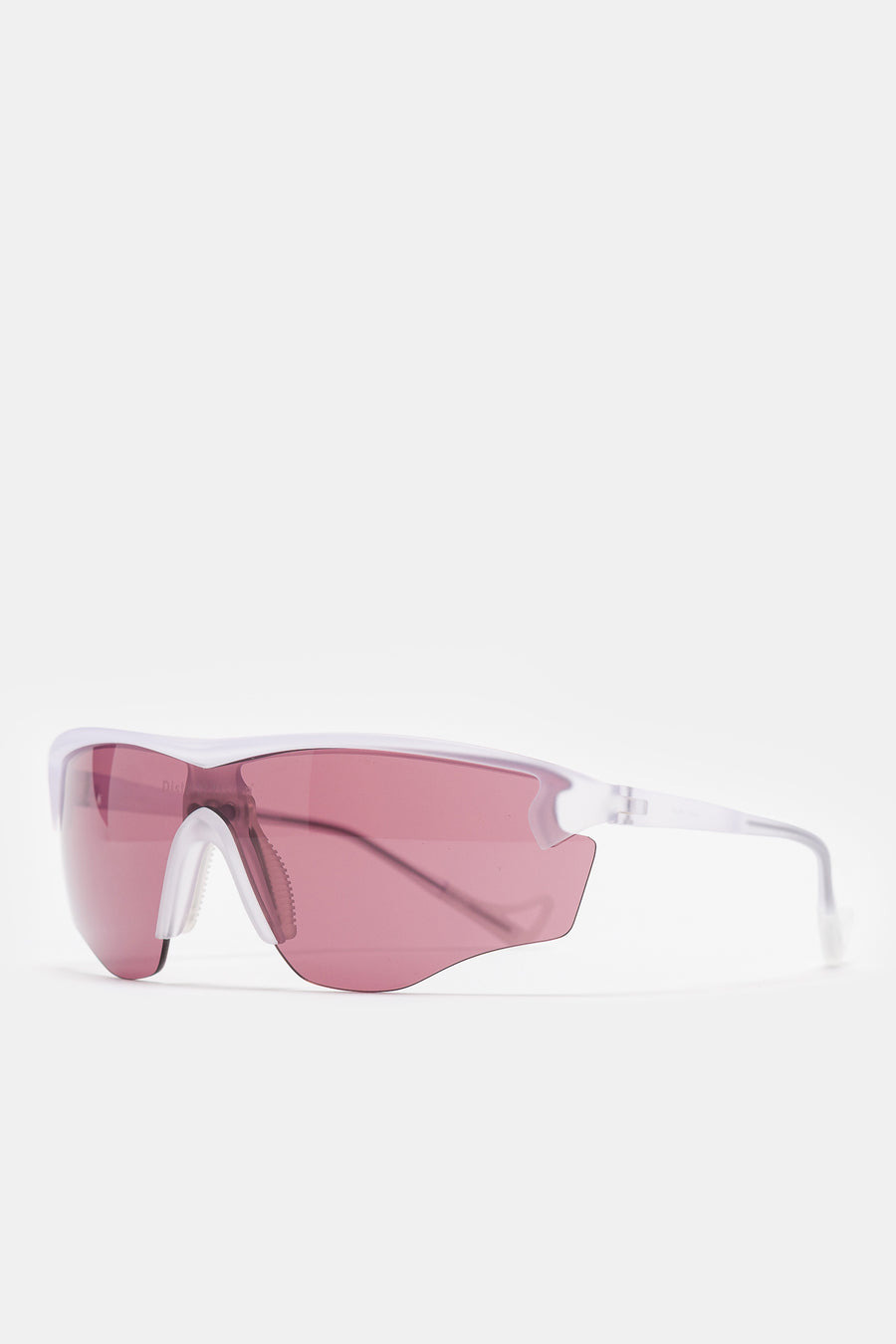 Junya Racer Sunglasses in Clear/D+ Black Rose - 2