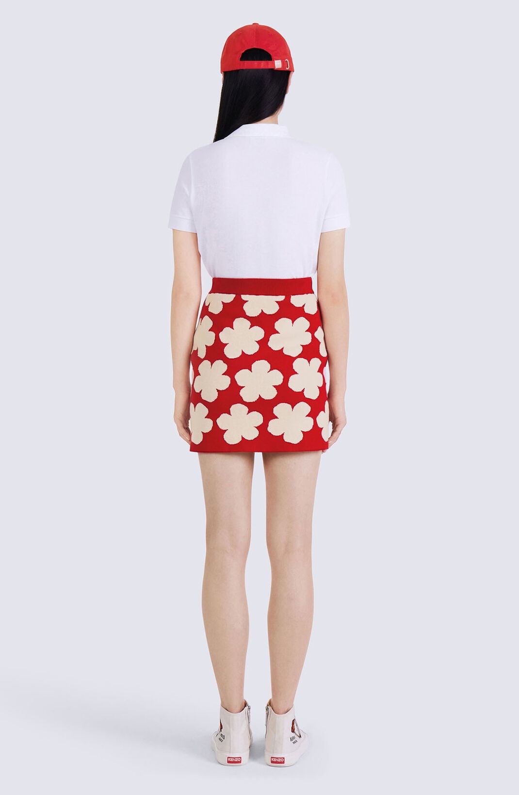 'Hana Dots' jacquard miniskirt - 3