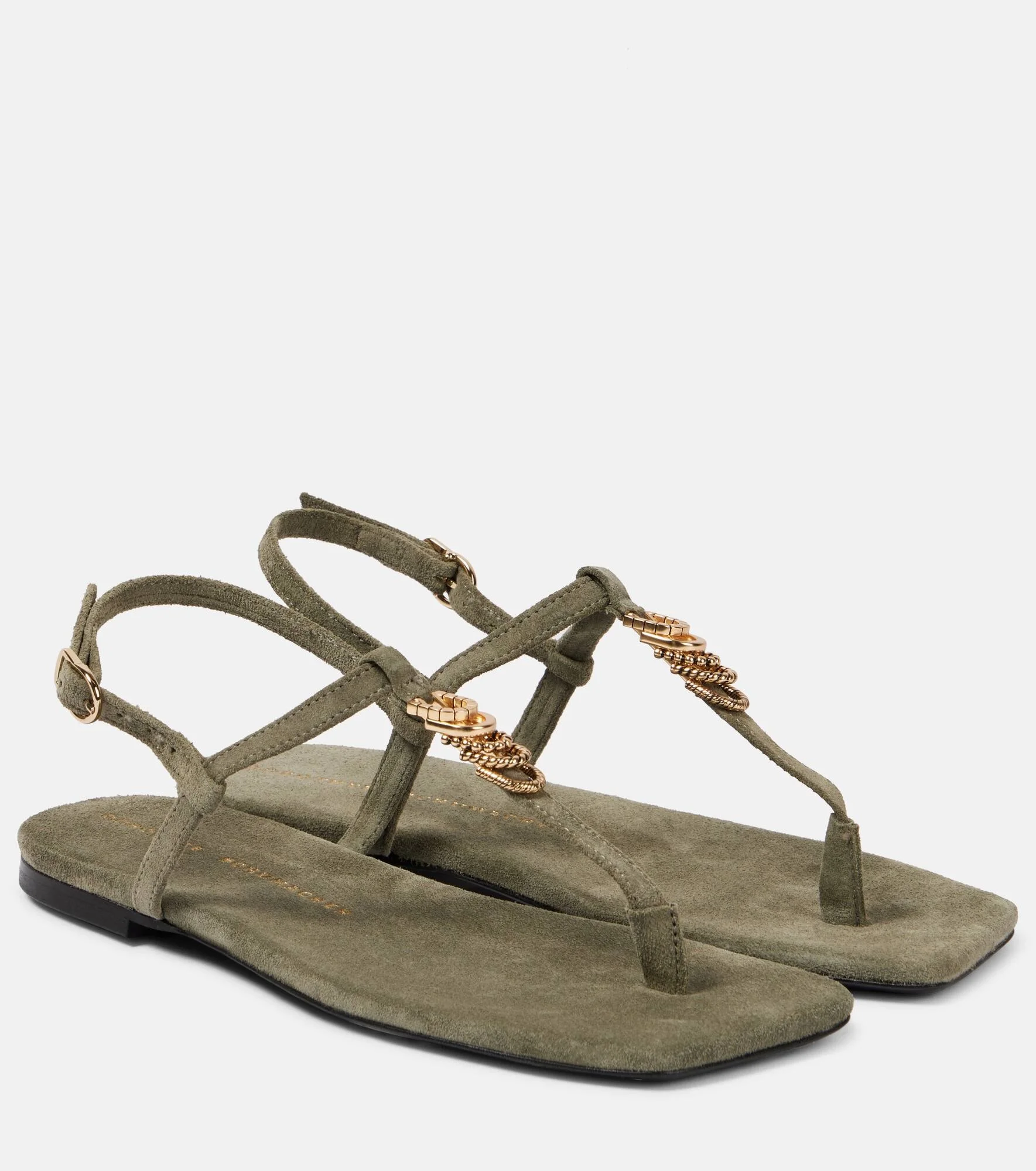 Suede Sensation suede thong sandals - 1