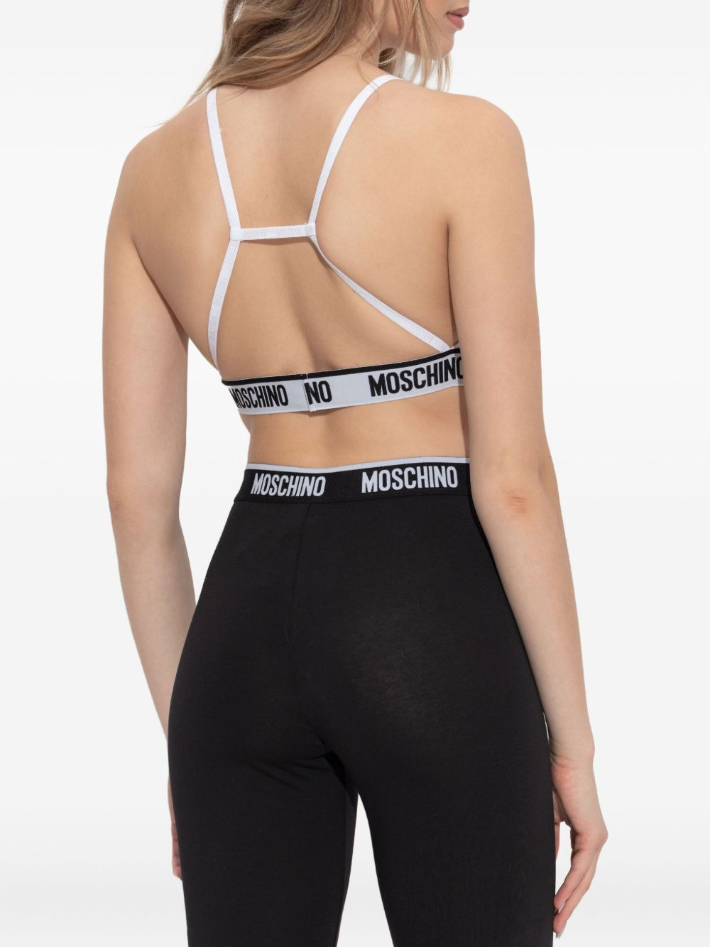 cut-out logo-band top - 4