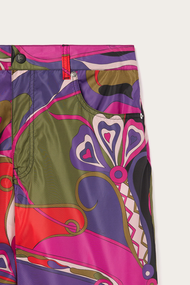 ORCHIDEE PRINT CARGO PANTS 3