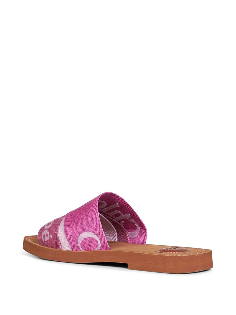 logo-print sandals 3