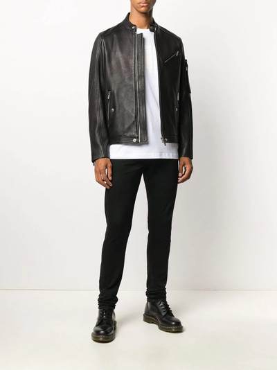 Diesel zipped-up bomber jacket outlook