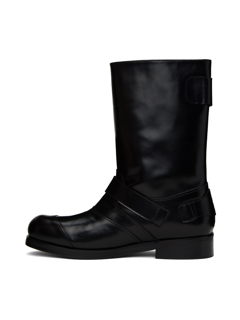 Black Stud Panel Boots 3