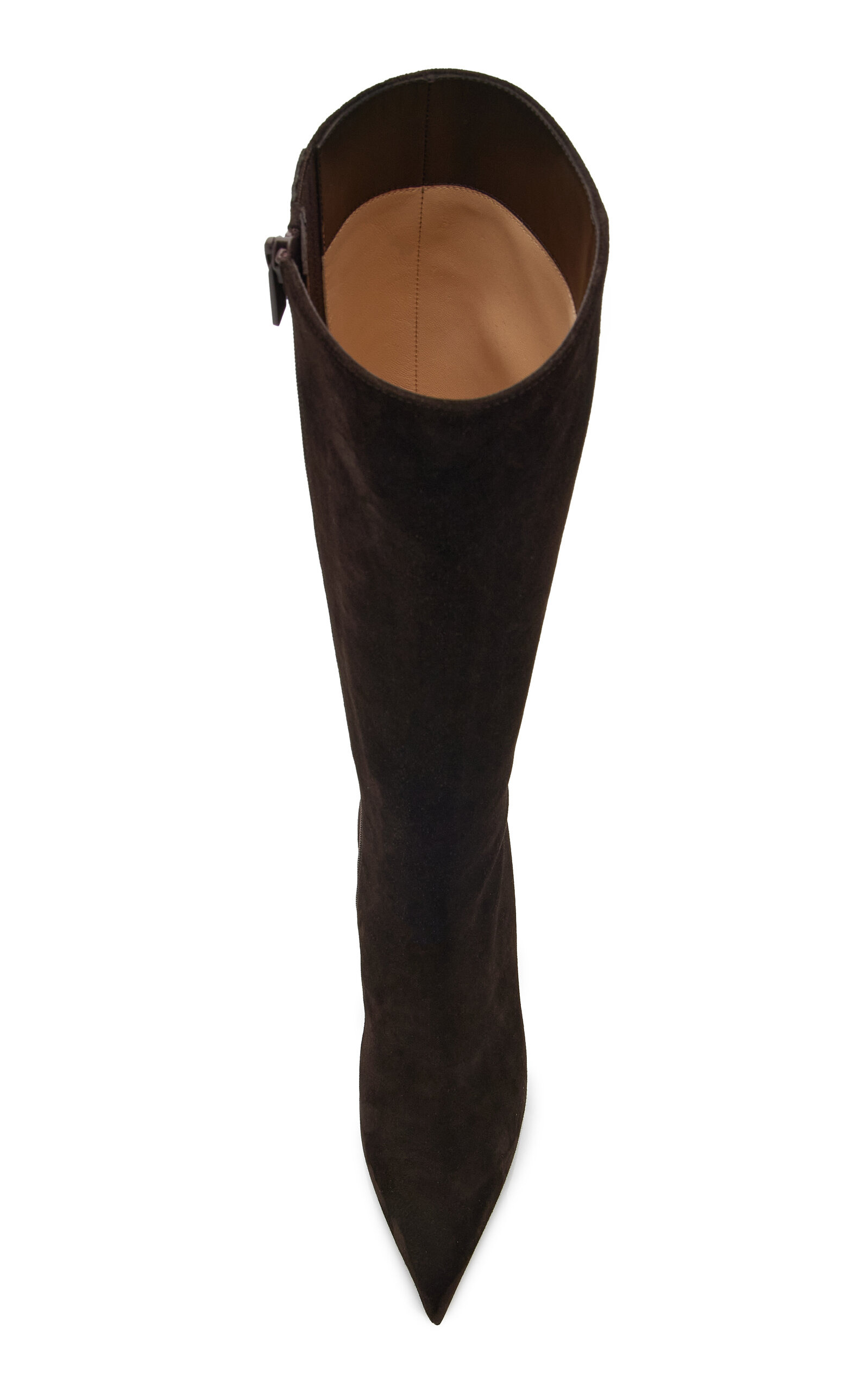 Miss Z 80mm Veau Velours Knee Boots brown - 2