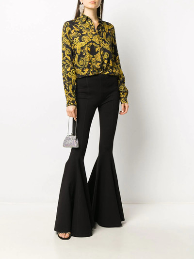 VERSACE JEANS COUTURE paisley-print long-sleeved shirt outlook