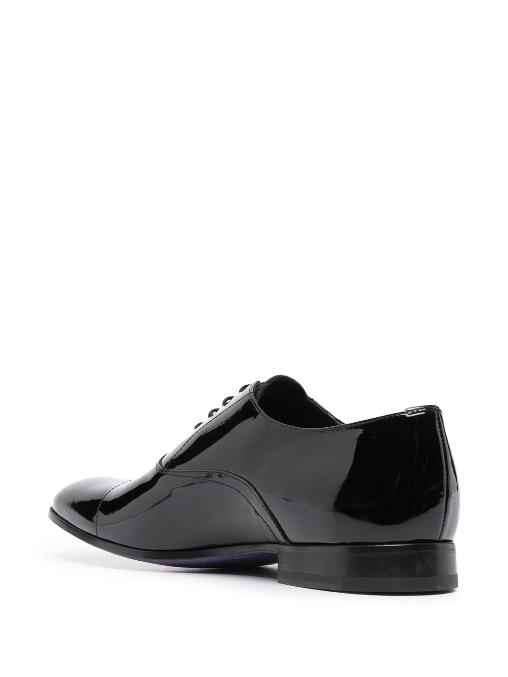 patent-leather Oxford shoes - 3