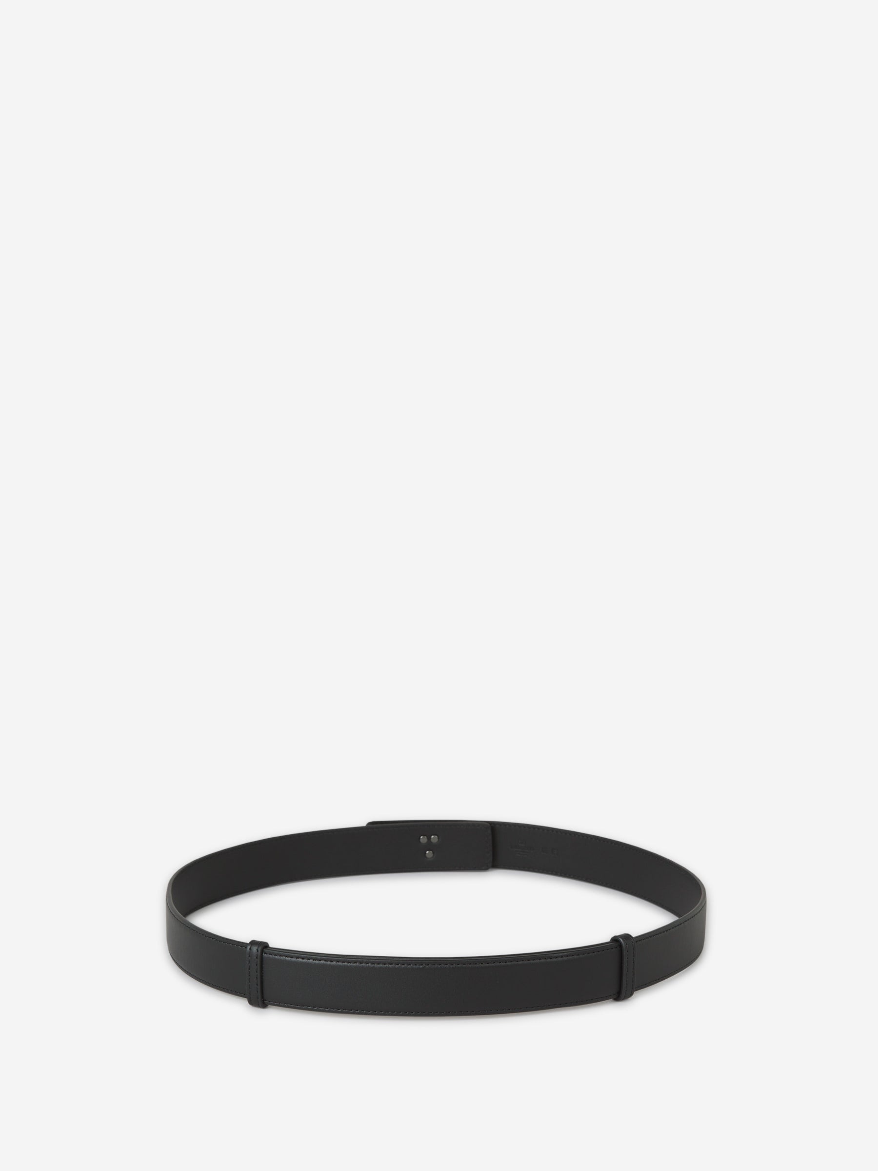 LOGO LEATHER BELT - 3
