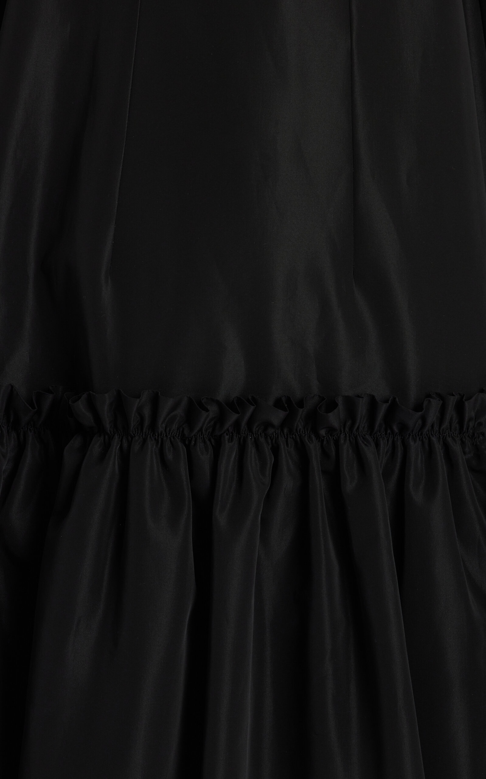 The Endurance Strapless Satin Midi Dress black - 5