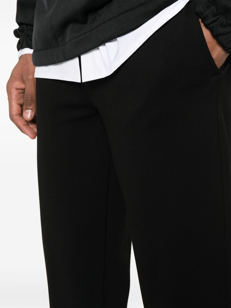 elasticated-waistband track pants 5