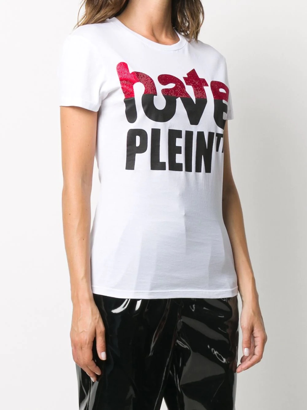 Love Plein rhinestone T-Shirt - 3