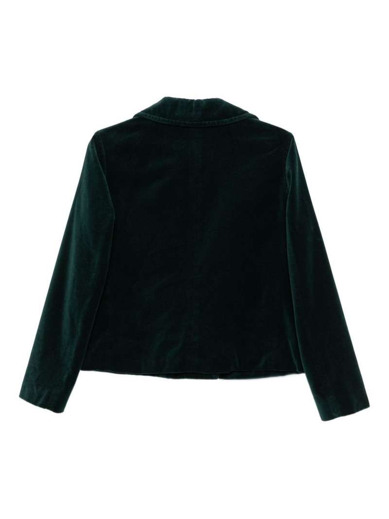 Aspesi double-breasted velvet jacket outlook