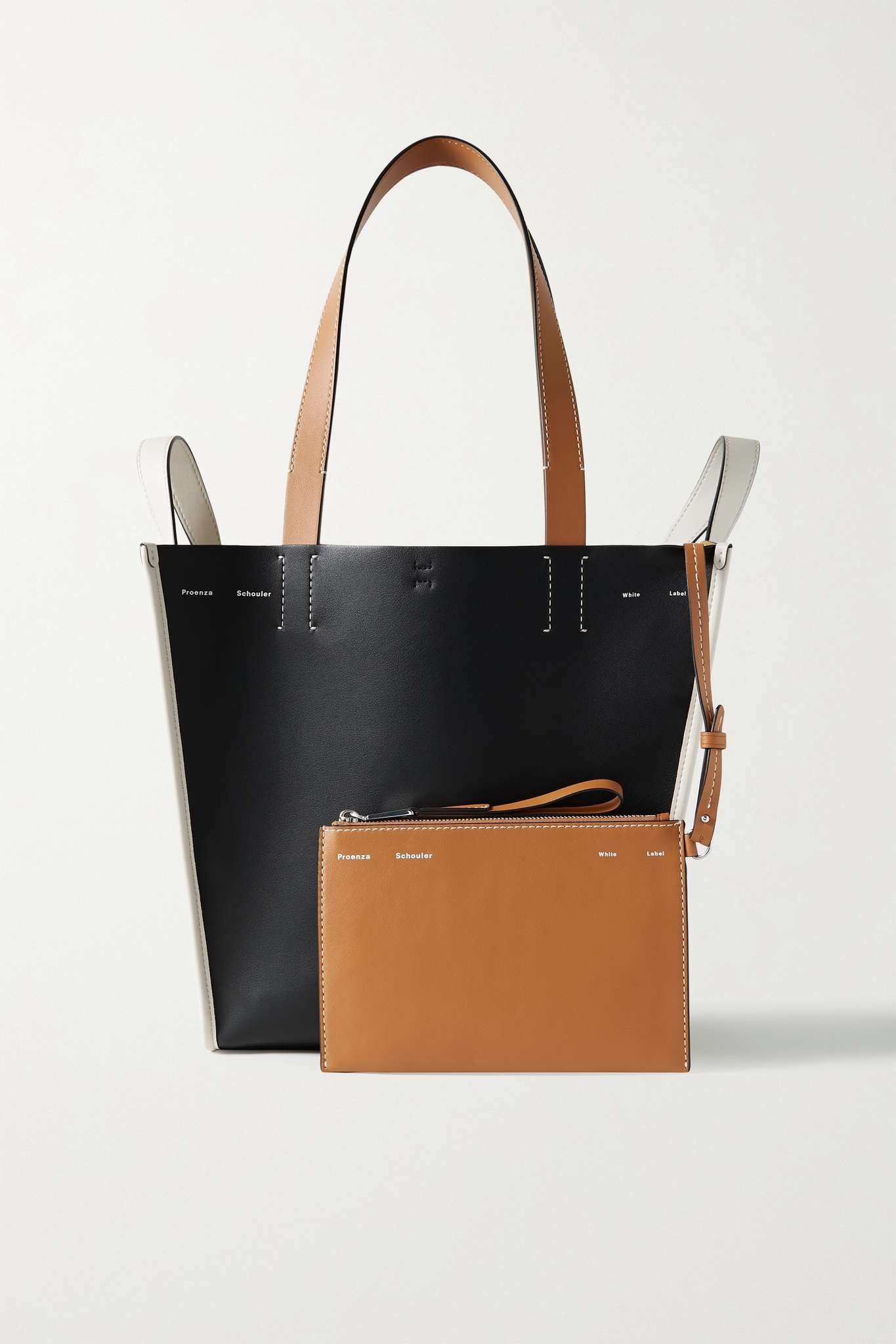 Mercer extra large color-block leather tote - 6