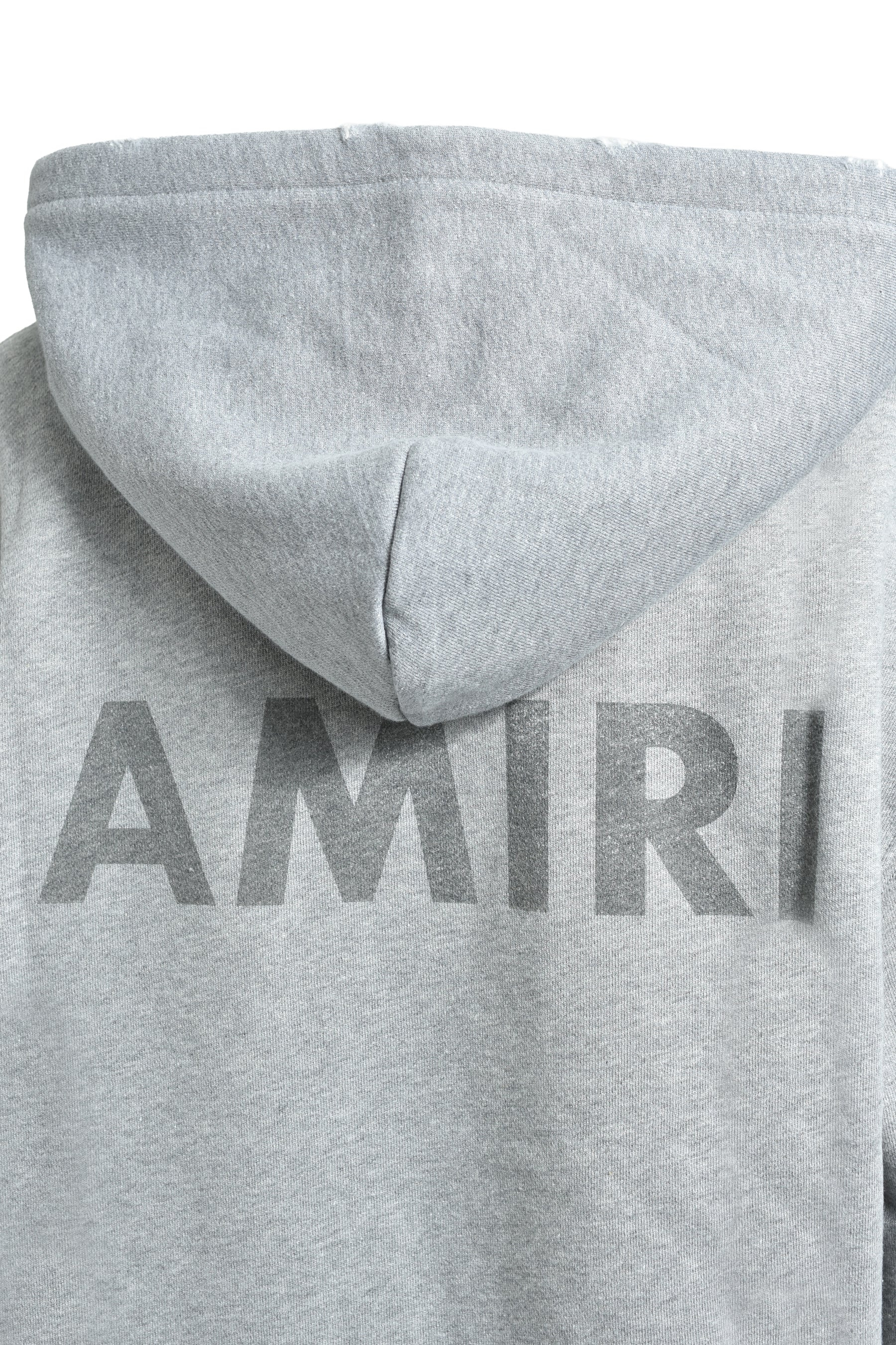 AMIRI STENCIL OVERSIZED HOODIE / GRY - 10