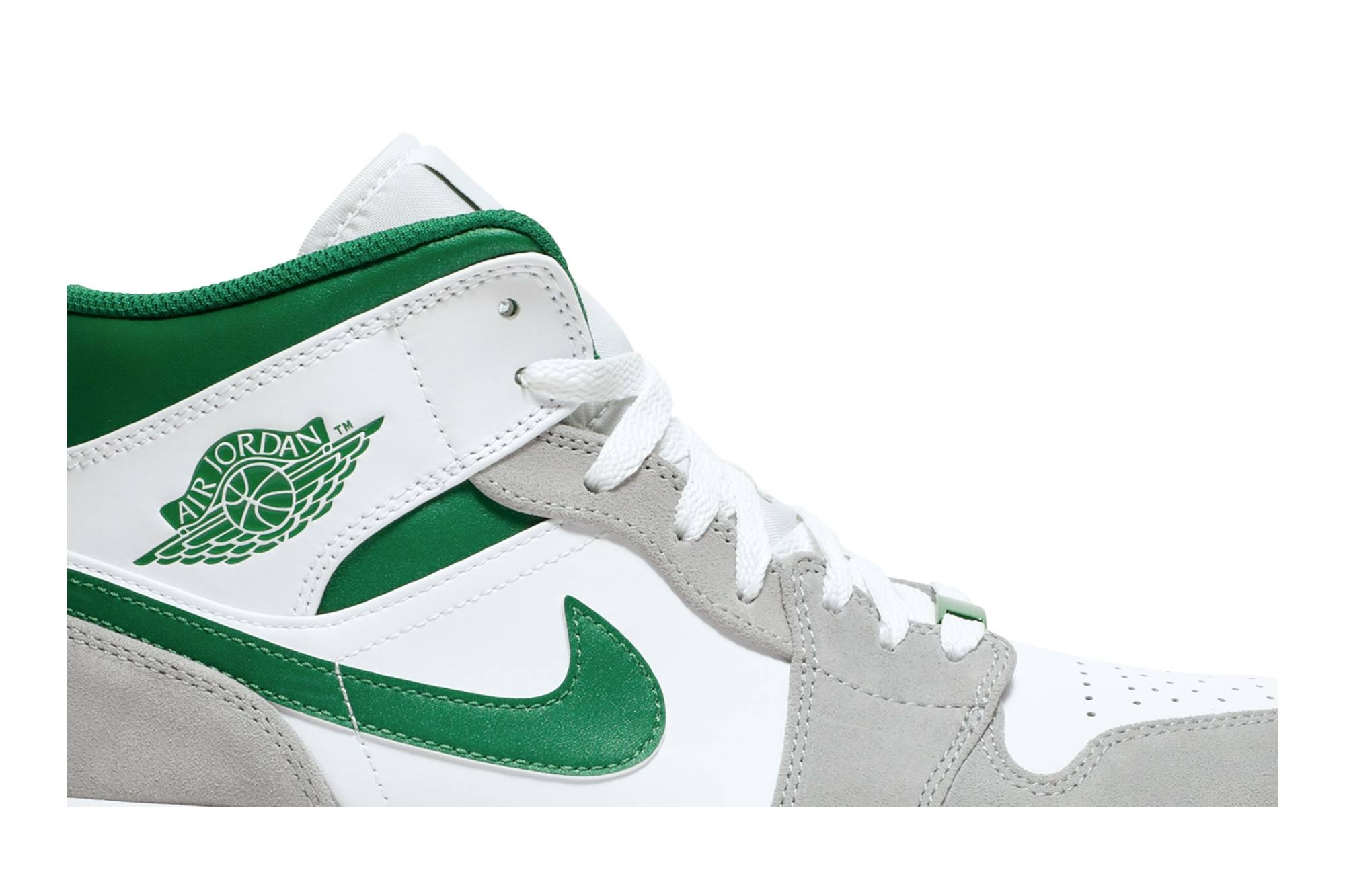 Air Jordan 1 Mid SE 'Grey Pine Green' - 2