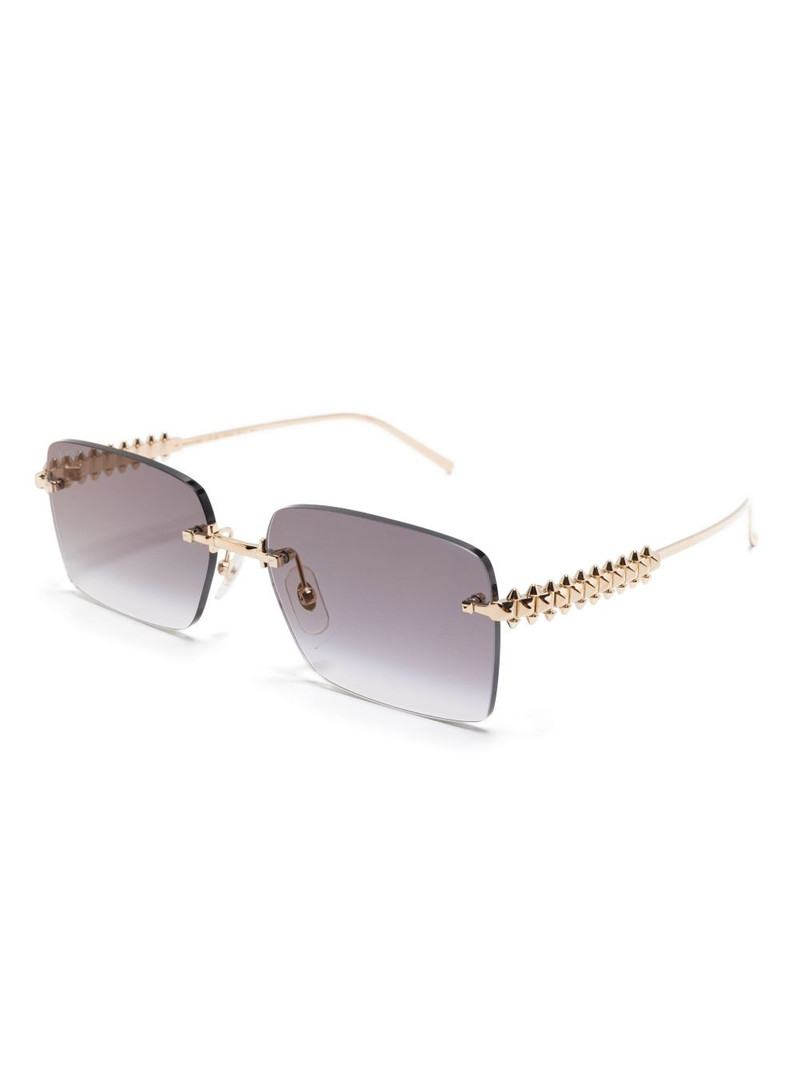 Cartier rectangle-frame sunglasses outlook