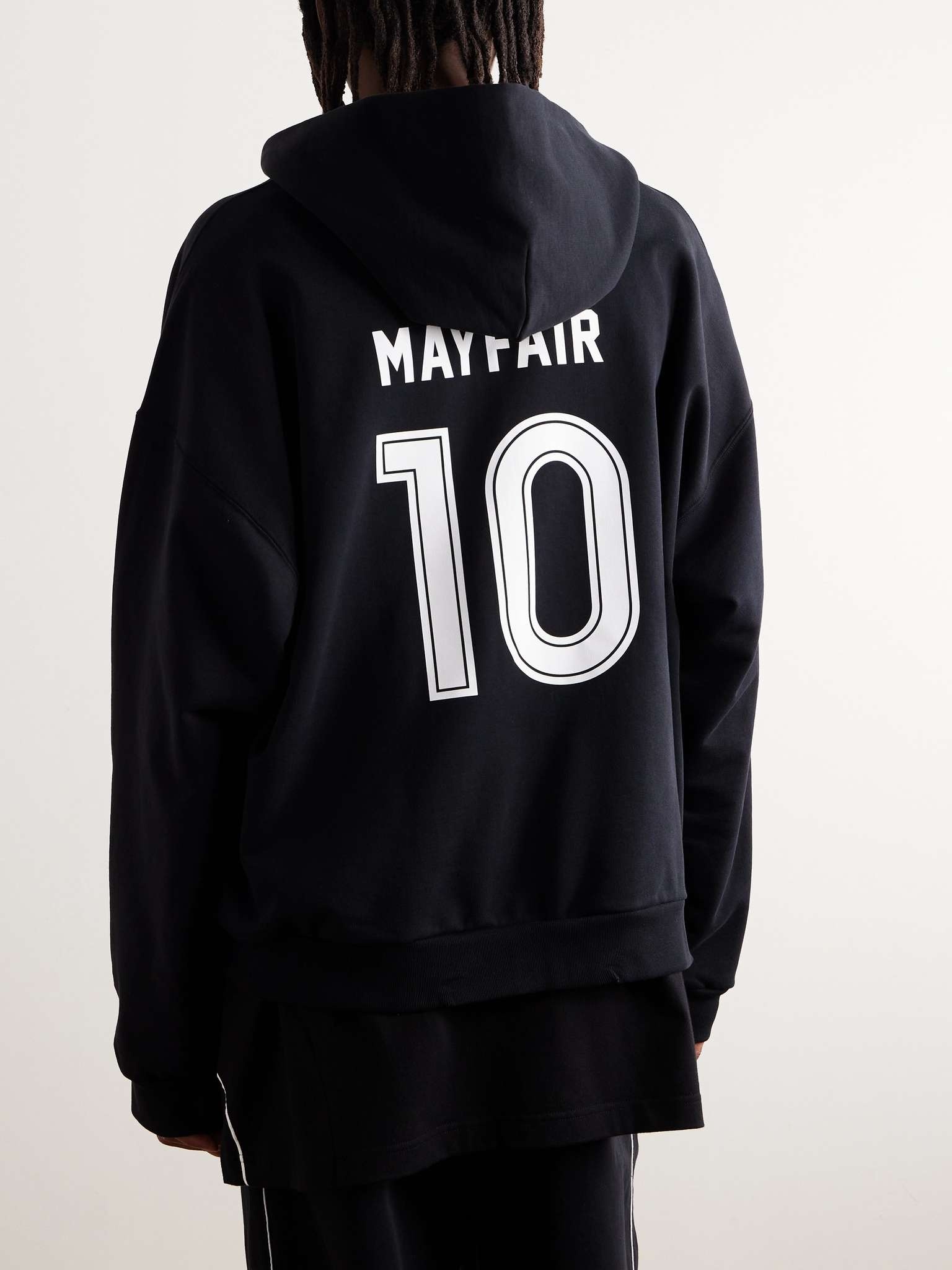 BALENCIAGA 2024 Soccer Oversized Logo-Detailed Cotton-Jersey