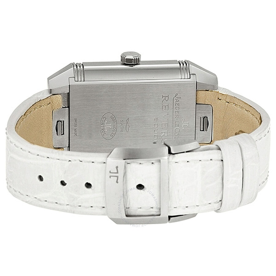 Jaeger LeCoultre White Dial White Leather Ladies Watch Q7068421 - 3