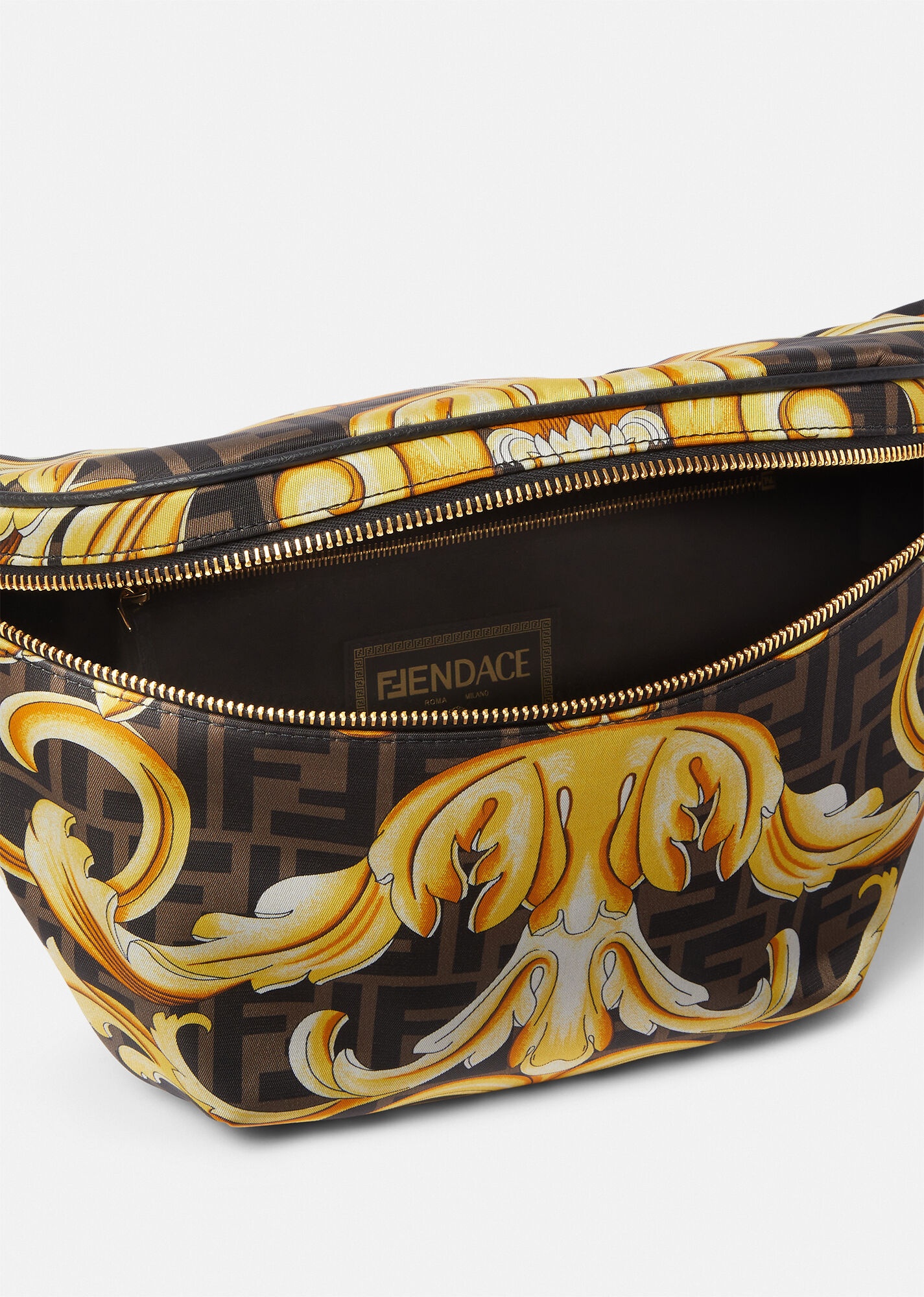 Fendace Gold Baroque Belt Bag - 4