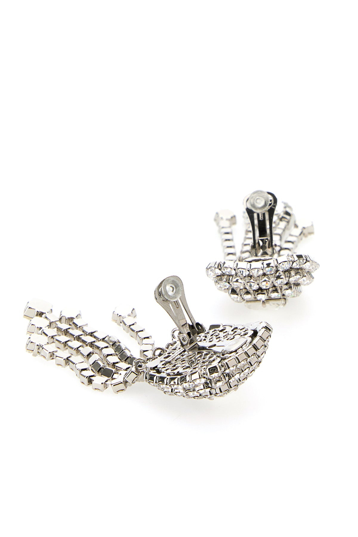 Embellished metal earrings - 3