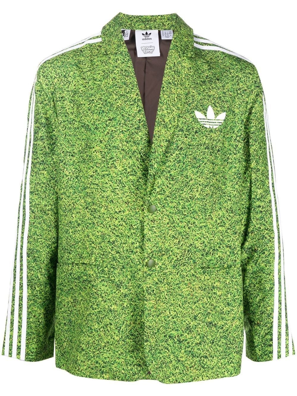 x Kerwin Frost grass-print blazer - 1