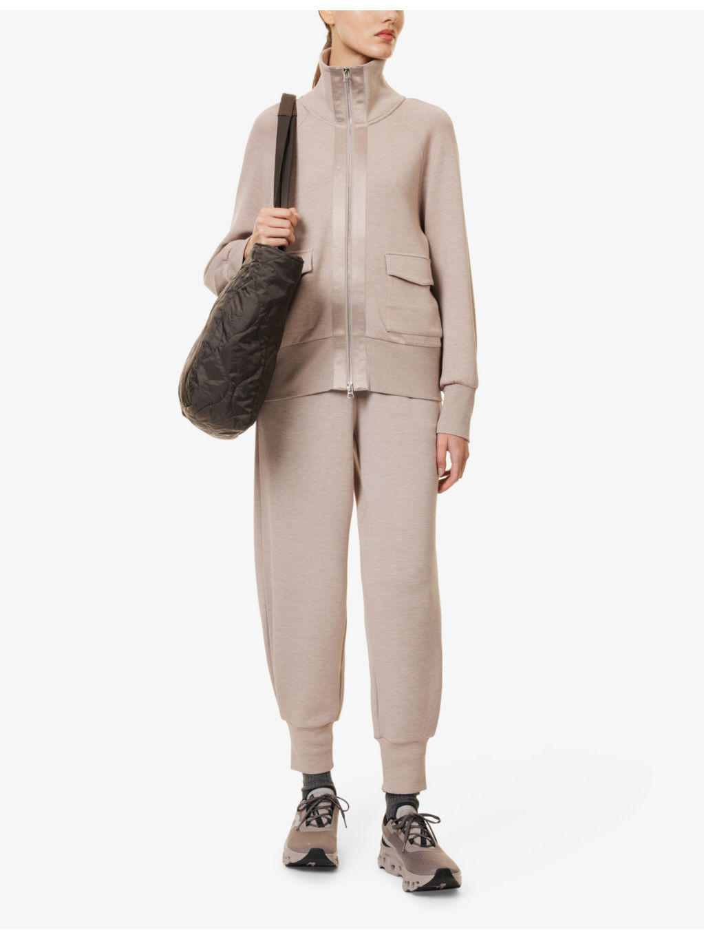 Roxbury sateen-trimmed stretch-woven jacket - 2