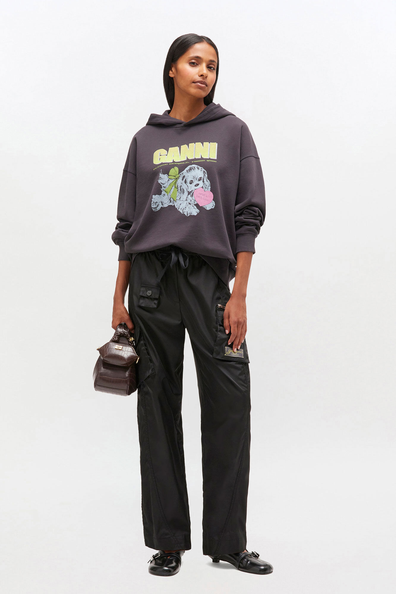 DARK GREY PUPPY HOODIE - 3