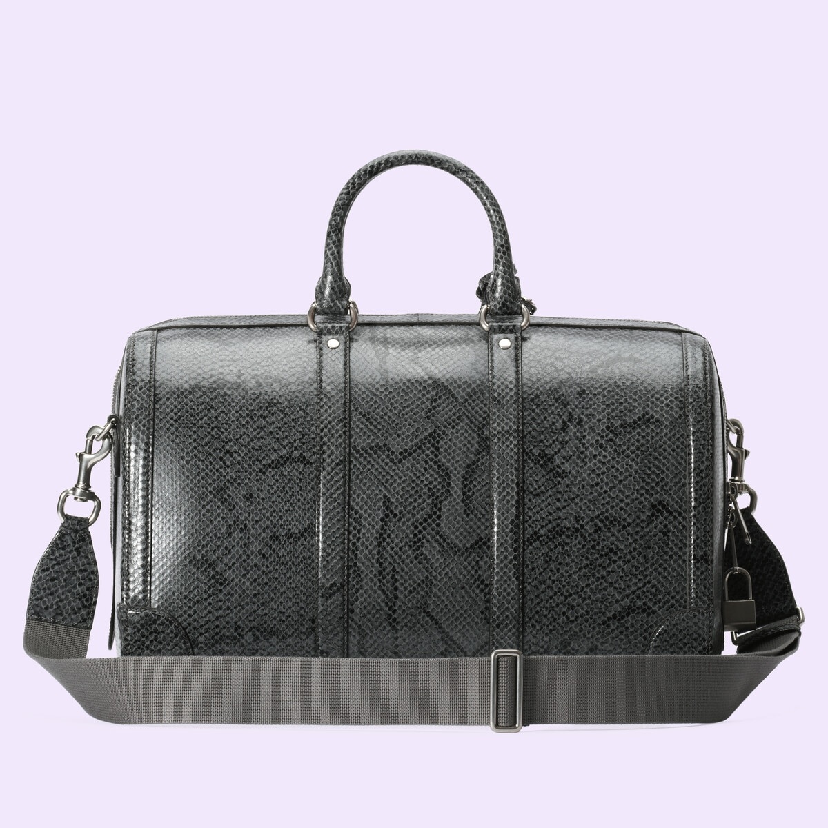 Python duffle bag with Double G - 4